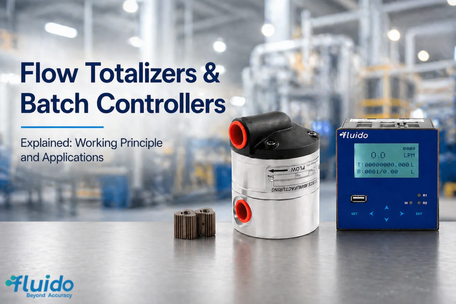Flow Totalizers & Batch Controllers Explained: Working Principle and Applications